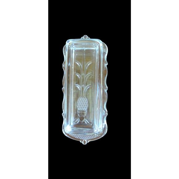 Heisey Plantation ¼ Pound Rectangular 7” Covered Butter Dish - Picture 1 of 7